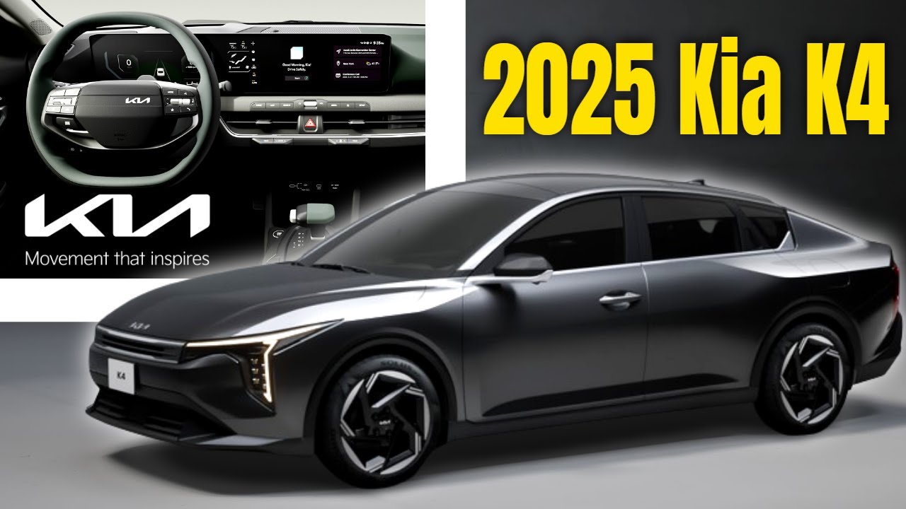 NEW 2025 Kia K4 Exterior and Interior Design Revealed - YouTube